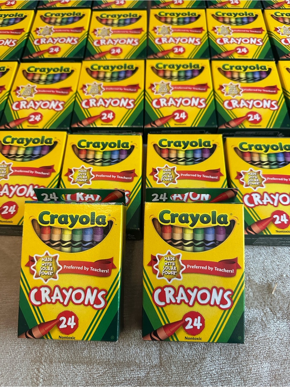 Crayola 24-Count Crayons - (26 Boxes) Bright Multicolor Pack